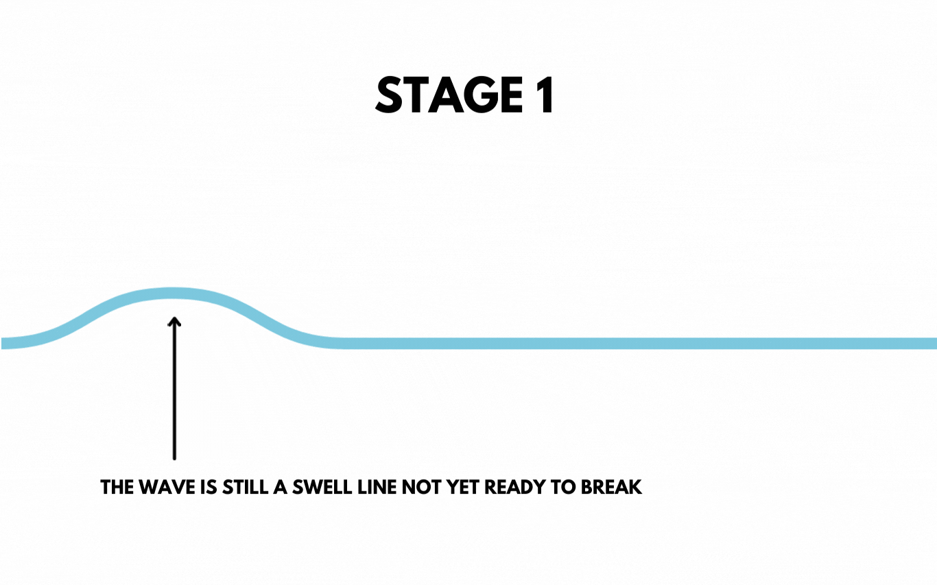 the stages of the wave